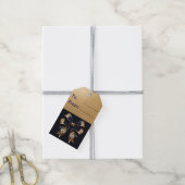 Étiquettes-cadeau Boue de Noël décorative (Avec de la ficelle)