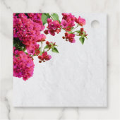 Étiquettes Cadeau Bougainvillea Méditerranée Grec Mariage (Dos)
