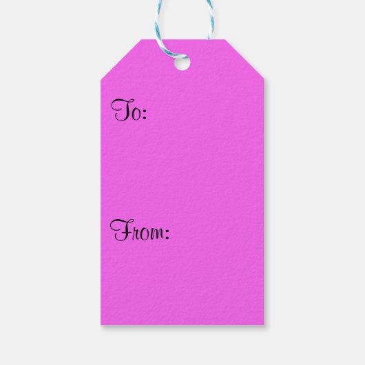 Étiquettes-cadeau Bougainvilliers et palmiers paysage tropical (Dos)