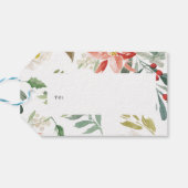 Étiquettes-cadeau Boughs joyeux de Holly (Dos Horizontal)