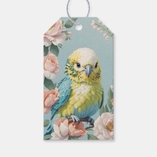 Étiquettes-cadeau Bougie De Bébé Jaune Et Bleu Cute Boudin