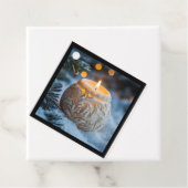 Étiquettes Cadeau Bougie de Noël (En situation)