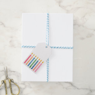 Étiquettes-cadeau Bougies Artisanales Fête d'Anniversaire