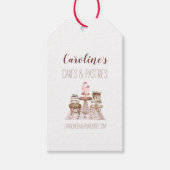 Étiquettes-cadeau Boulangerie Boho Boutique, Cupcakes & Pâtisseries (Devant)