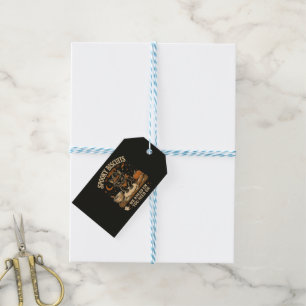 Étiquettes-cadeau Boulangerie de biscuits effrayants Black Cat Hallo