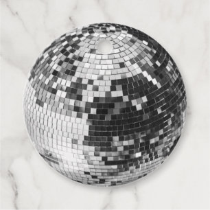 Étiquettes Cadeau Boule de disco rétro brillant parties scintillant