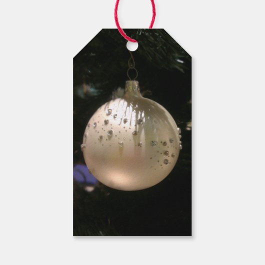 Étiquettes-cadeau Boule de Noël (Dos)