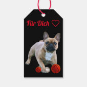 Étiquettes-cadeau Bouledogue français saut Bulldogue Français (Dos)