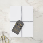 Étiquettes-cadeau Boules de Noël chic (Avec de la ficelle)