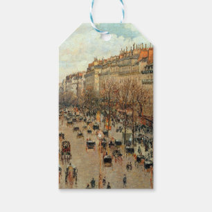 Étiquettes-cadeau Boulevard Montmartre-Eremitage Camille Pissarro