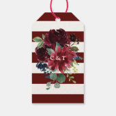 Étiquettes-cadeau Bouquet Bourgogne | MERCI (Dos)