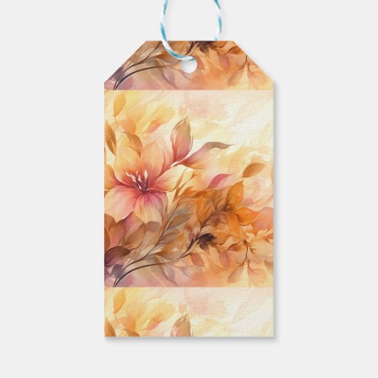 Étiquettes-cadeau Bouquet d'automne (Dos)