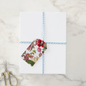 Étiquettes-cadeau Bouquet floral conception géométrique (With Twine)