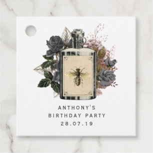 Étiquettes Cadeau Bouteille de potion gothique antique