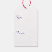 ÉTIQUETTES-CADEAU BOUTEILLES DE CADEAU DE CAISSE INITIALE PERSONNALI (Dos)