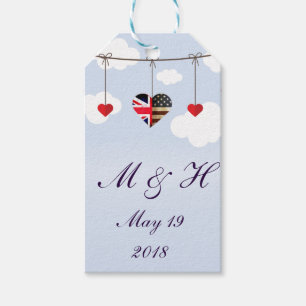 Étiquettes-cadeau Boutiques cadeaux de la fête royale de mariage