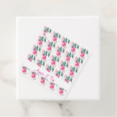 Étiquettes Cadeau Bouton rose doux (En situation)