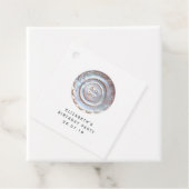 Étiquettes Cadeau Bouton vintage (En situation)