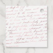 Étiquettes Cadeau Bouton vintage (Dos)