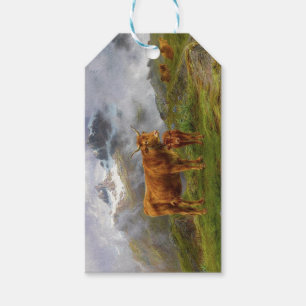Étiquettes-cadeau Bovins des Highlands (par Rosa Bonheur)