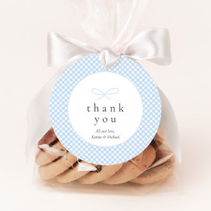 Étiquettes Cadeau Bow simple et moderne