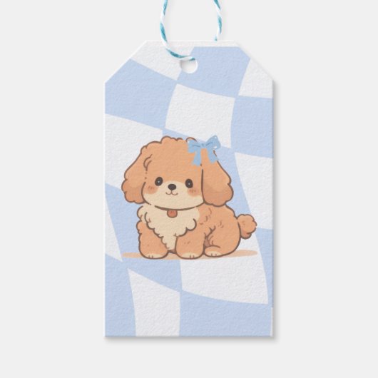 Étiquettes-cadeau Bows & Bones Gift Tag (Devant)