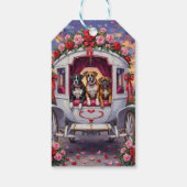 Étiquettes-cadeau Boxer Dog Valentine's Day  (Dos)