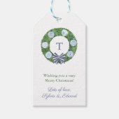 Étiquettes-cadeau Boxwood peint à la main Ginger Jar Noël (Devant)