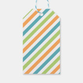 Étiquettes-cadeau Boy Blue Dinosaur fête d'anniversaire (Dos)