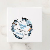 Étiquettes Cadeau Boy Retro Ghost Halloween Anniversaire (En situation)