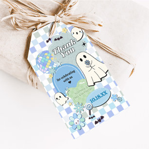 Étiquettes-cadeau Boy Retro Super Little Boo Anniversaire Favoriser 