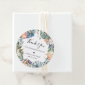 Étiquettes Cadeau Bracelet bleu ardoise (En situation)