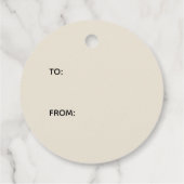 Étiquettes Cadeau Bracelet d'amitié Noel Noël (Dos)