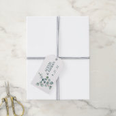 Étiquettes-cadeau Branche d'eucalyptus minimale moderne simple (Avec de la ficelle)