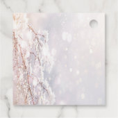 Étiquettes Cadeau Branches de Wonderland Winter (Dos)