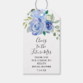 Étiquettes-cadeau Bravo à l'avenir Mme maridal douche champagne (Devant)