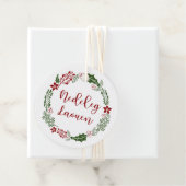 Étiquettes Cadeau Breton Joyeux Noël, Nedeleg laouen, Custom (En situation)