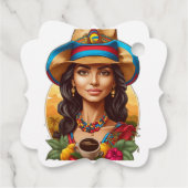 Étiquettes Cadeau Brewscape colombienne : Unique café (Dos)