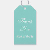 Étiquettes-cadeau BRIDE & CO Mariage d'automne Mr & Mrs Party (Dos)