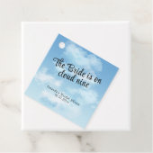 Étiquettes Cadeau Bride Is On Cloud Nine Bridal Shower (En situation)
