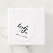 Étiquettes Cadeau Bride Tribe | Demoiselle d'honneur pour l'enterrem (En situation)