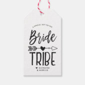 Étiquettes-cadeau Bride Tribe | Mariage sur mesure (Devant)