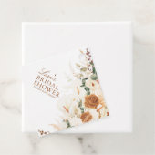 Étiquettes Cadeau Bright Terracotta Calla Lilies Diamond (En situation)