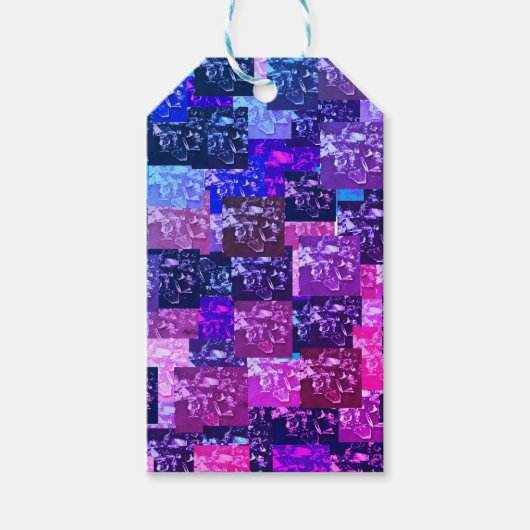 Étiquettes-cadeau Brokenmade rose et violet (Devant)