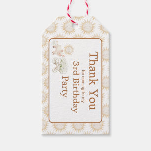 Étiquettes-cadeau Brouette de Cochon Mignon Fête Prénatale Anniversa