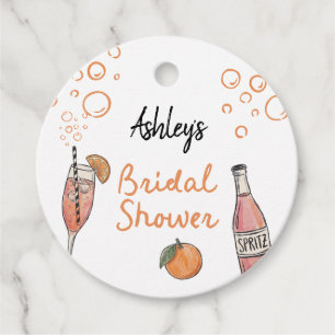 Étiquettes Cadeau Brunch Enterrement de Vie de Jeune Fille