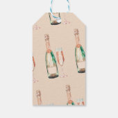 Étiquettes-cadeau Brunch et Bubbly Élégant Shower de Mariée (Dos)