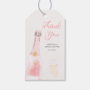Étiquettes-cadeau Brunch et Champagne Pétillant Enterrement de Vie d