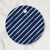 Étiquettes Cadeau Brush de marine Merci de fête d'anniversaire (Dos)