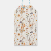 Étiquettes-cadeau Bubbles & Brews Automne Fleur sauvage Merci Favori (Dos)